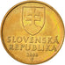 Moneta, Słowacja, Koruna, 2006, AU(55-58), Brąz platerowany stalą, KM:12