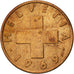 Coin, Switzerland, 2 Rappen, 1969, Bern, AU(50-53), Bronze, KM:47