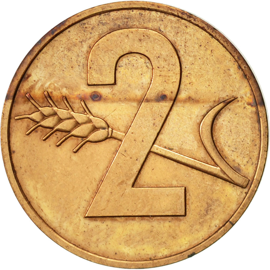 Coin, Switzerland, 2 Rappen, 1974, Bern, AU(50-53), Bronze, KM:47
