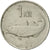 Moneta, Islandia, Krona, 1984, AU(50-53), Miedź-Nikiel, KM:27