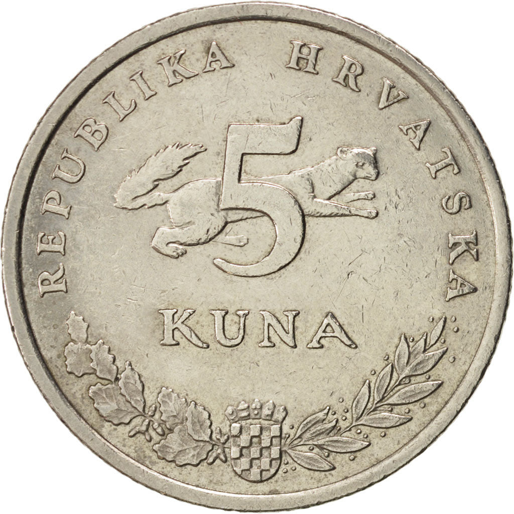 Croatia, 5 Kuna, 1999, KM:11