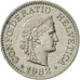 Monnaie, Suisse, 10 Rappen, 1982, Bern, SUP+, Copper-nickel, KM:27