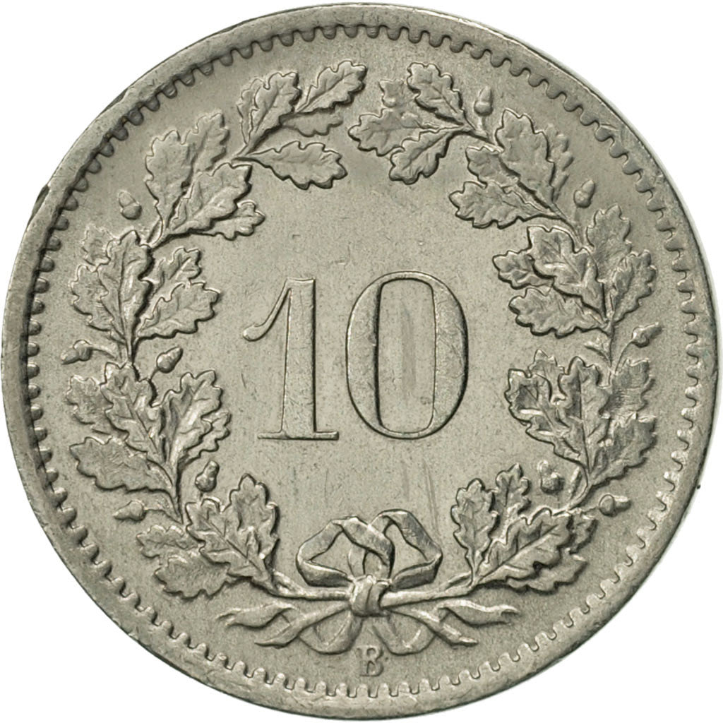 Monnaie, Suisse, 10 Rappen, 1968, Bern, SUP, Copper-nickel, KM:27