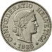 Coin, Switzerland, 10 Rappen, 1933, Bern, AU(55-58), Nickel, KM:27b
