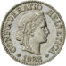 Coin, Switzerland, 10 Rappen, 1938, Bern, AU(55-58), Nickel, KM:27b