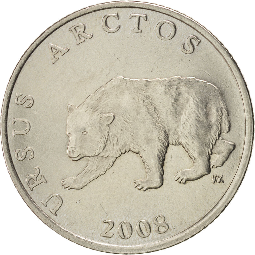 Croazia, 5 Kuna, 2008, SPL-, Rame-nichel-zinco, KM:23
