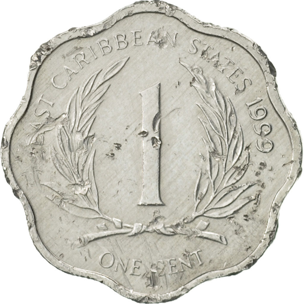 Monnaie, Etats des caraibes orientales, Elizabeth II, Cent, 1999, TTB