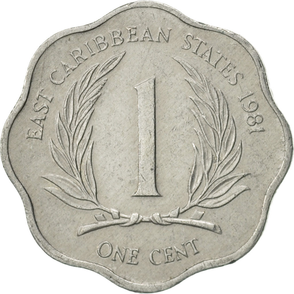 Monnaie, Etats des caraibes orientales, Elizabeth II, Cent, 1981, TTB+