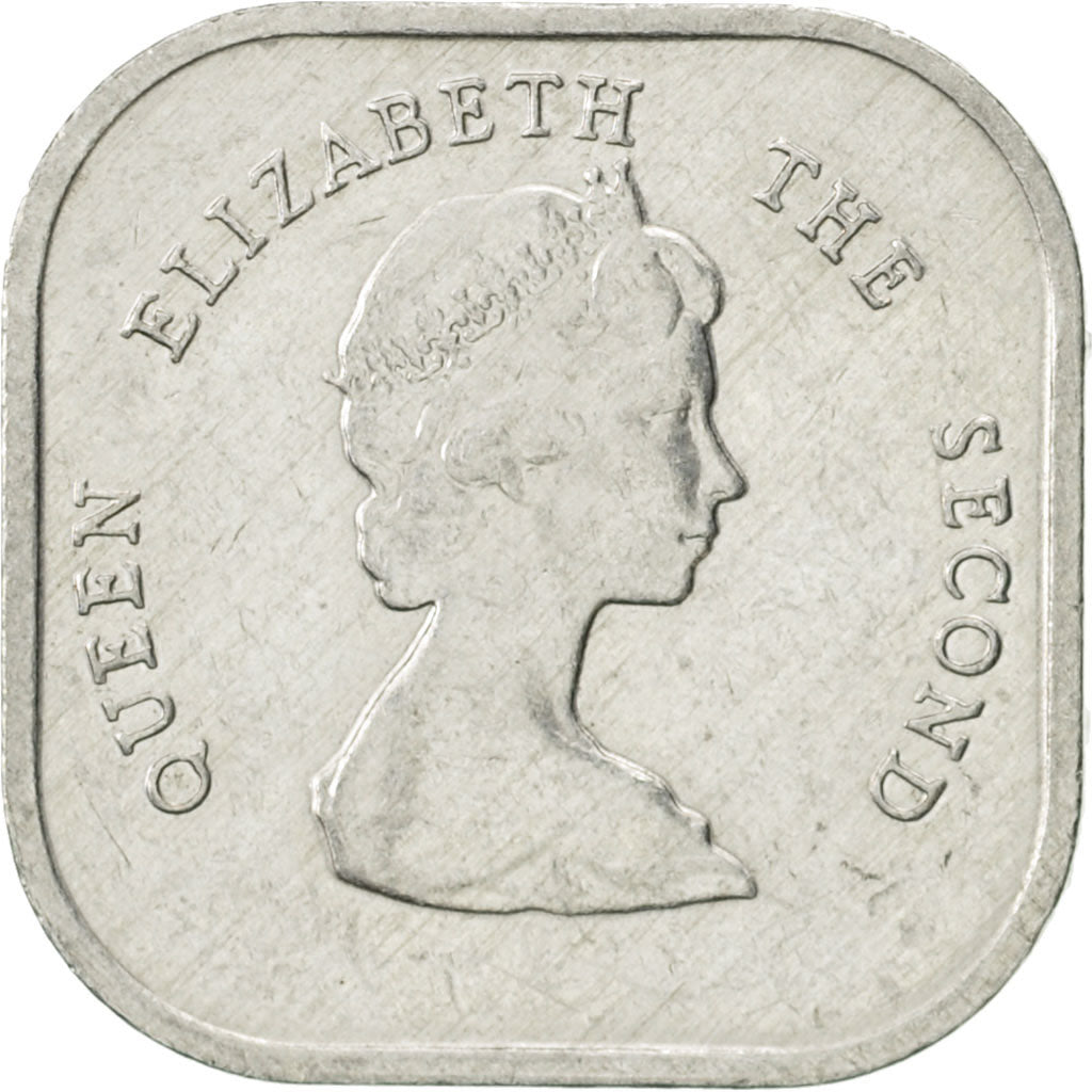 East Caribbean States, Elizabeth II, 2 Cents, 1996, AU(50-53), Aluminum, KM:11