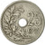 Moneda, Bélgica, 25 Centimes, 1908, BC+, Cobre - níquel, KM:62