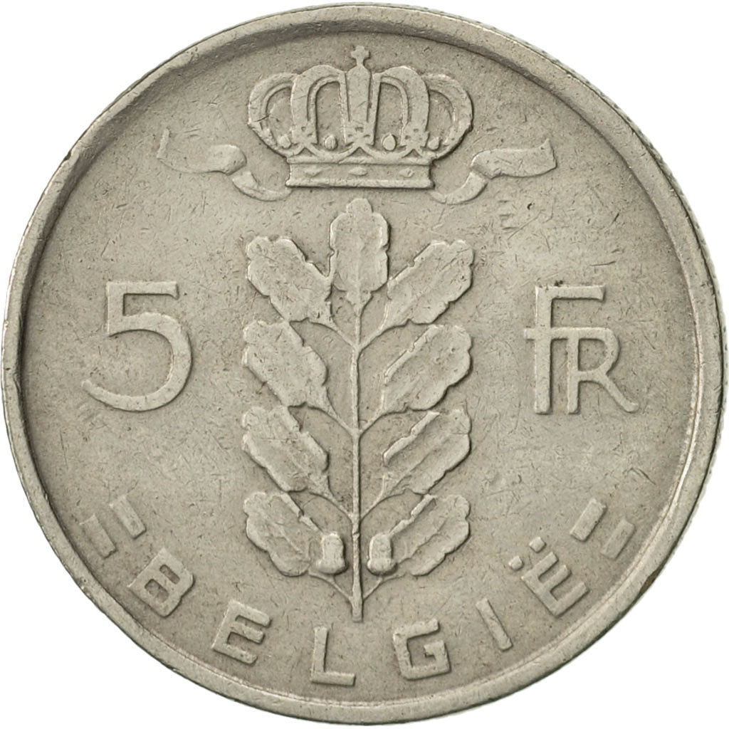 Munten, België, 5 Francs, 5 Frank, 1950, FR+, Copper-nickel, KM:135.1