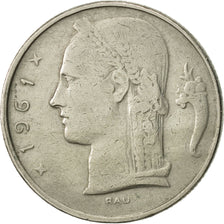 Coin, Belgium, 5 Francs, 5 Frank, 1961, VF(30-35), Copper-nickel, KM:134.1