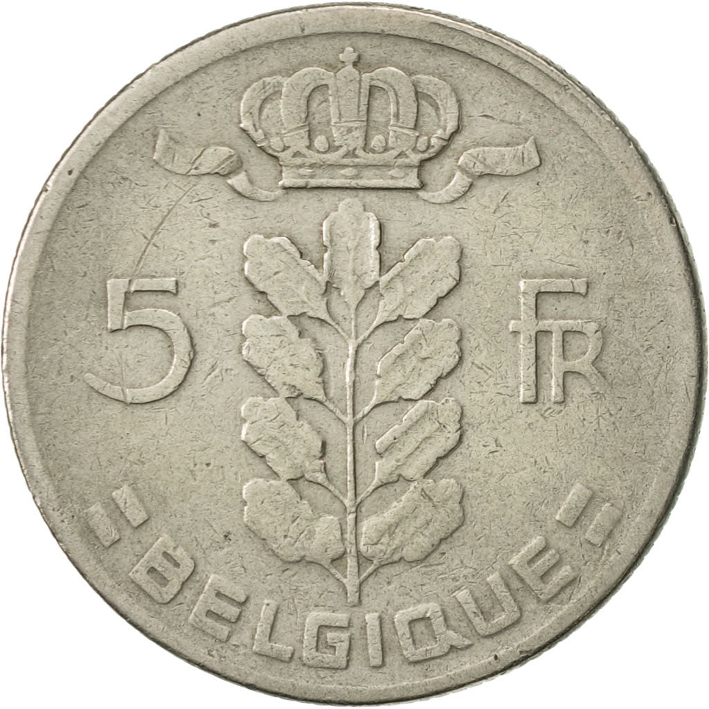 Coin, Belgium, 5 Francs, 5 Frank, 1961, VF(30-35), Copper-nickel, KM:134.1