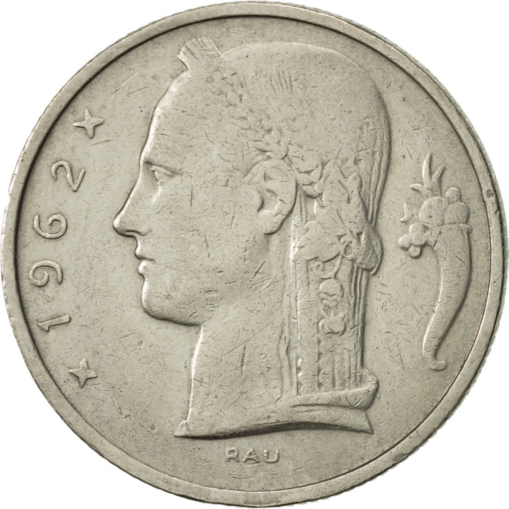 Monnaie, Belgique, 5 Francs, 5 Frank, 1962, TB+, Copper-nickel, KM:134.1