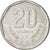 Moneda, Costa Rica, 20 Colones, 1985, MBC+, Acero inoxidable, KM:216.2