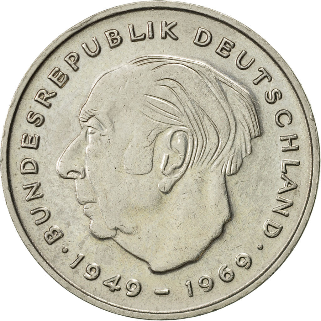Coin, GERMANY - FEDERAL REPUBLIC, 2 Mark, 1971, Munich, AU(50-53), Copper-Nickel