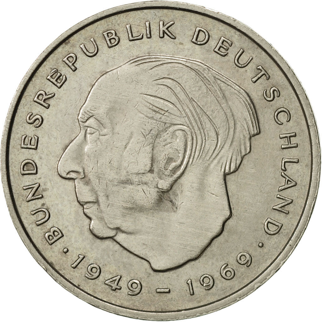 Monnaie, République fédérale allemande, 2 Mark, 1976, Karlsruhe, TTB+