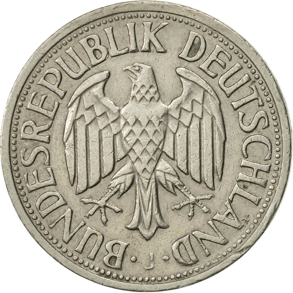 Coin, GERMANY - FEDERAL REPUBLIC, Mark, 1966, Hambourg, AU(50-53)