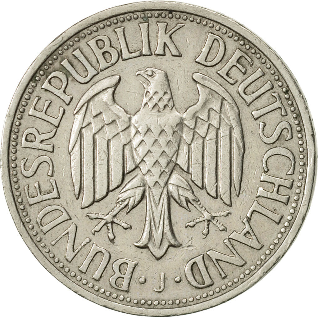 Coin, GERMANY - FEDERAL REPUBLIC, Mark, 1958, Hambourg, AU(50-53)