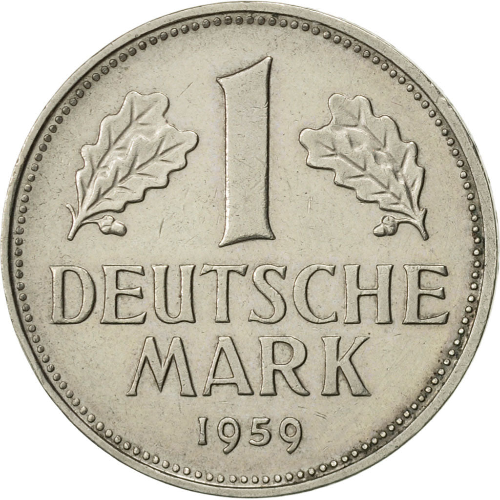 Monnaie, République fédérale allemande, Mark, 1959, Hambourg, TTB+