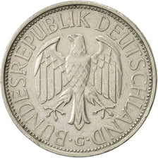 GERMANY - FEDERAL REPUBLIC, Mark, 1971, Karlsruhe, AU(50-53), Copper-nickel