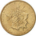 Moneta, Francja, Mathieu, 10 Francs, 1985, Paris, AU(55-58), Mosiądz niklowy