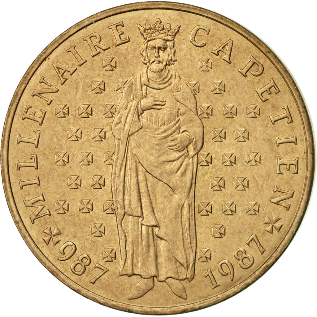 Coin, France, 10 Francs, 1987, Paris, AU(55-58), Nickel-Bronze, KM:961d