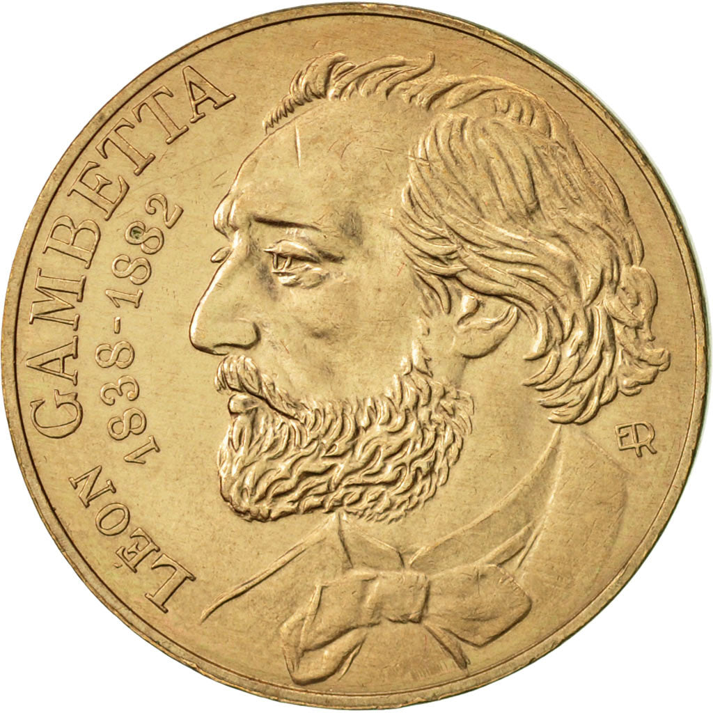 Coin, France, Gambetta, 10 Francs, 1982, Paris, MS(60-62), Nickel-Bronze