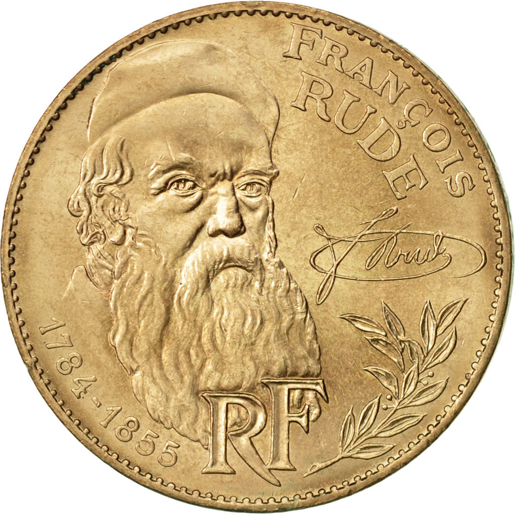 Coin, France, François Rude, 10 Francs, 1984, Paris, MS(60-62), Nickel-Bronze