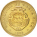 Coin, Costa Rica, 50 Colones, 1999, MS(60-62), Brass, KM:231.1