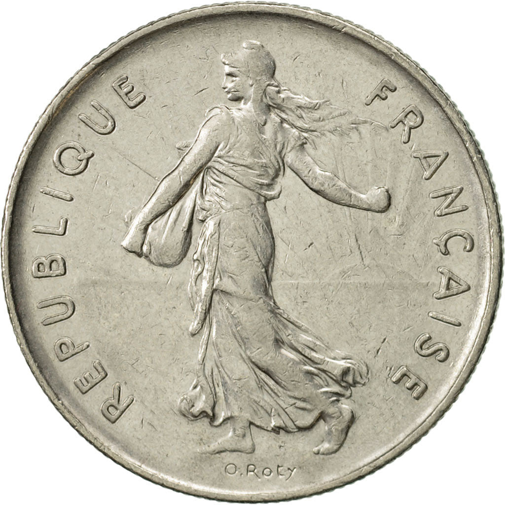 Coin, France, Semeuse, 5 Francs, 1983, Paris, AU(55-58), Nickel Clad
