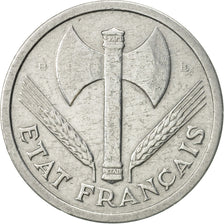 Coin, France, Bazor, 2 Francs, 1944, Beaumont - Le Roger, AU(55-58), Aluminum