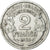 Moneda, Francia, Morlon, 2 Francs, 1944, Paris, MBC, Aluminio, KM:886a.1
