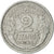 Moneta, Francia, Morlon, 2 Francs, 1945, Beaumont - Le Roger, BB, Alluminio