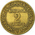 Moneda, Francia, Chambre de commerce, 2 Francs, 1923, Paris, BC+, Aluminio -