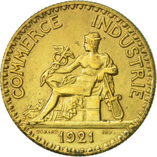 Coin, France, Chambre de commerce, 2 Francs, 1921, Paris, AU(55-58)