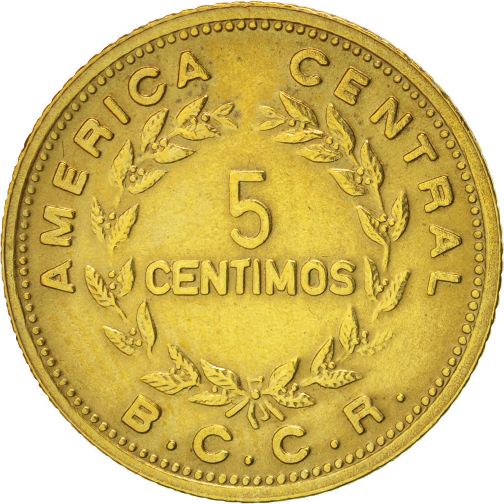 Costa Rica, 5 Centimos, 1979, KM:184.3a