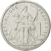 Coin, New Caledonia, 2 Francs, 2002, Paris, MS(63), Aluminum, KM:14