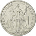 Coin, New Caledonia, 2 Francs, 2001, Paris, MS(63), Aluminum, KM:14