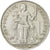 Moneta, Nowa Kaledonia, 5 Francs, 1983, Paris, AU(55-58), Aluminium, KM:16