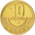 Moneda, Costa Rica, 10 Colones, 2002, EBC+, Latón, KM:228.2