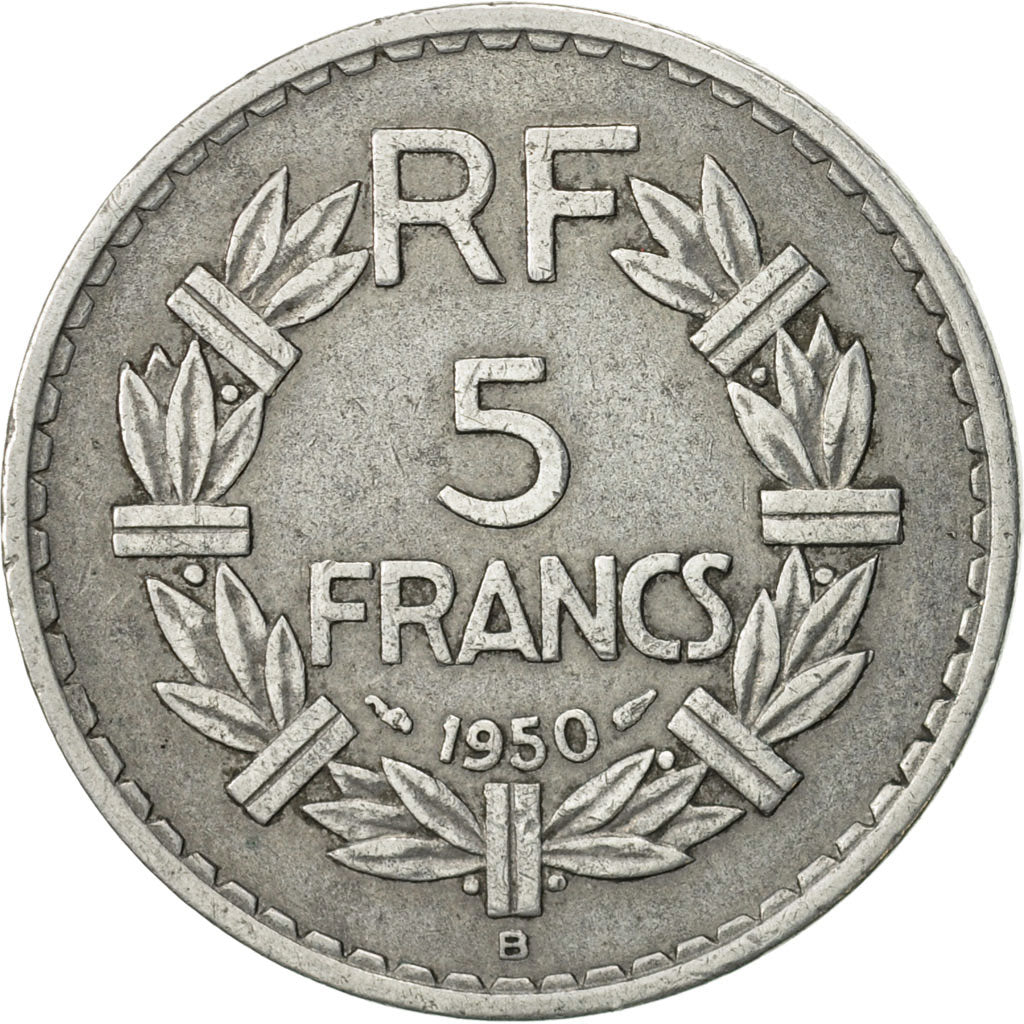 Coin, France, Lavrillier, 5 Francs, 1950, Beaumont - Le Roger, AU(55-58)