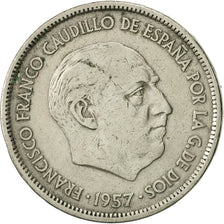 Munten, Spanje, Caudillo and regent, 25 Pesetas, 1961, ZF+, Copper-nickel