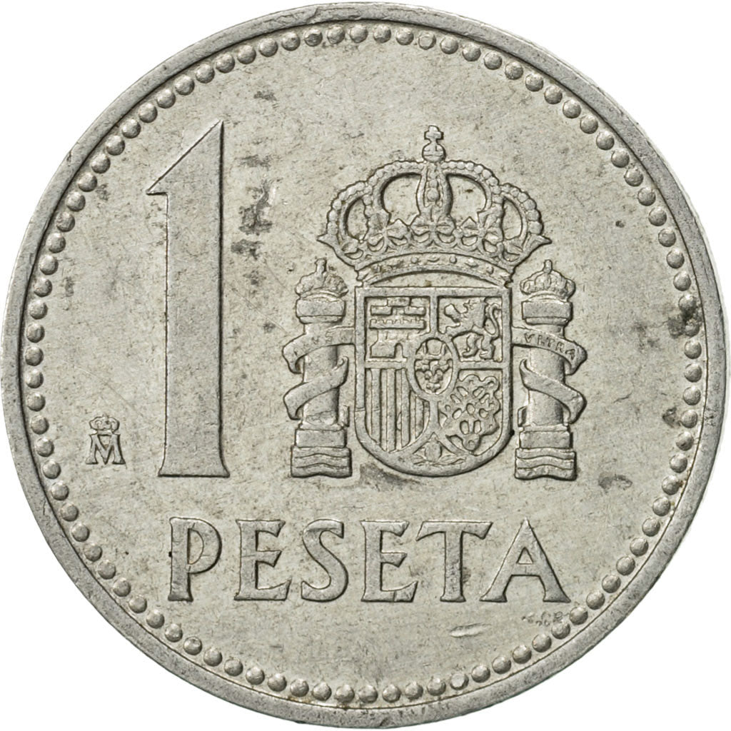 Münze, Spanien, Juan Carlos I, Peseta, 1983, SS+, Aluminium, KM:821