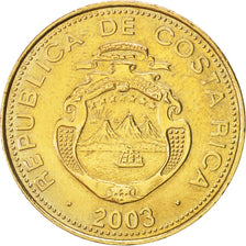 Monnaie, Costa Rica, 500 Colones, 2003, TTB+, Copper-Aluminum-Nickel, KM:239.1