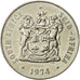 Coin, South Africa, 50 Cents, 1974, AU(55-58), Nickel, KM:87