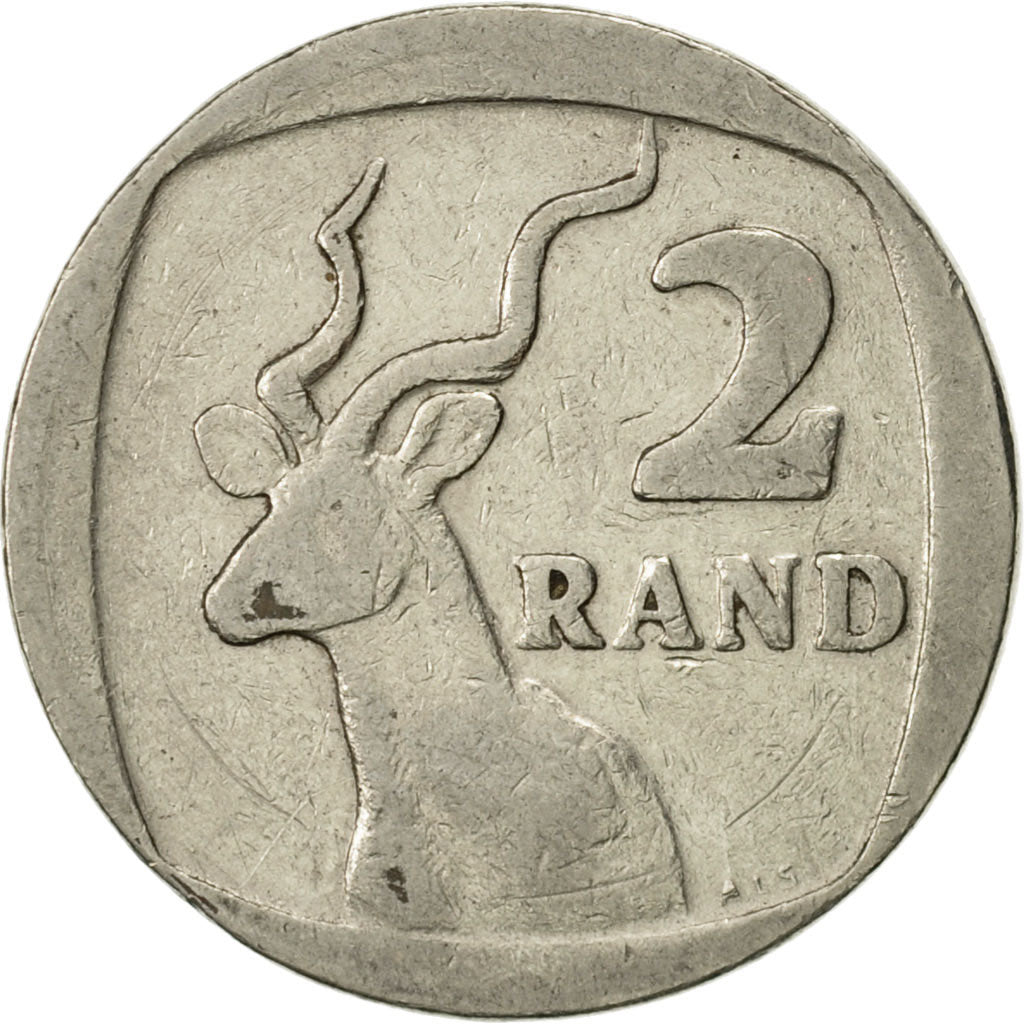 Monnaie, Afrique du Sud, 2 Rand, 1989, TB+, Nickel Plated Copper, KM:139