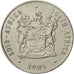 Coin, South Africa, 20 Cents, 1985, EF(40-45), Nickel, KM:86