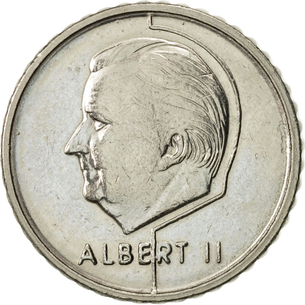 Belgium, Albert II, 50 Francs, 50 Frank, 1998, Brussels, AU(55-58), Nickel