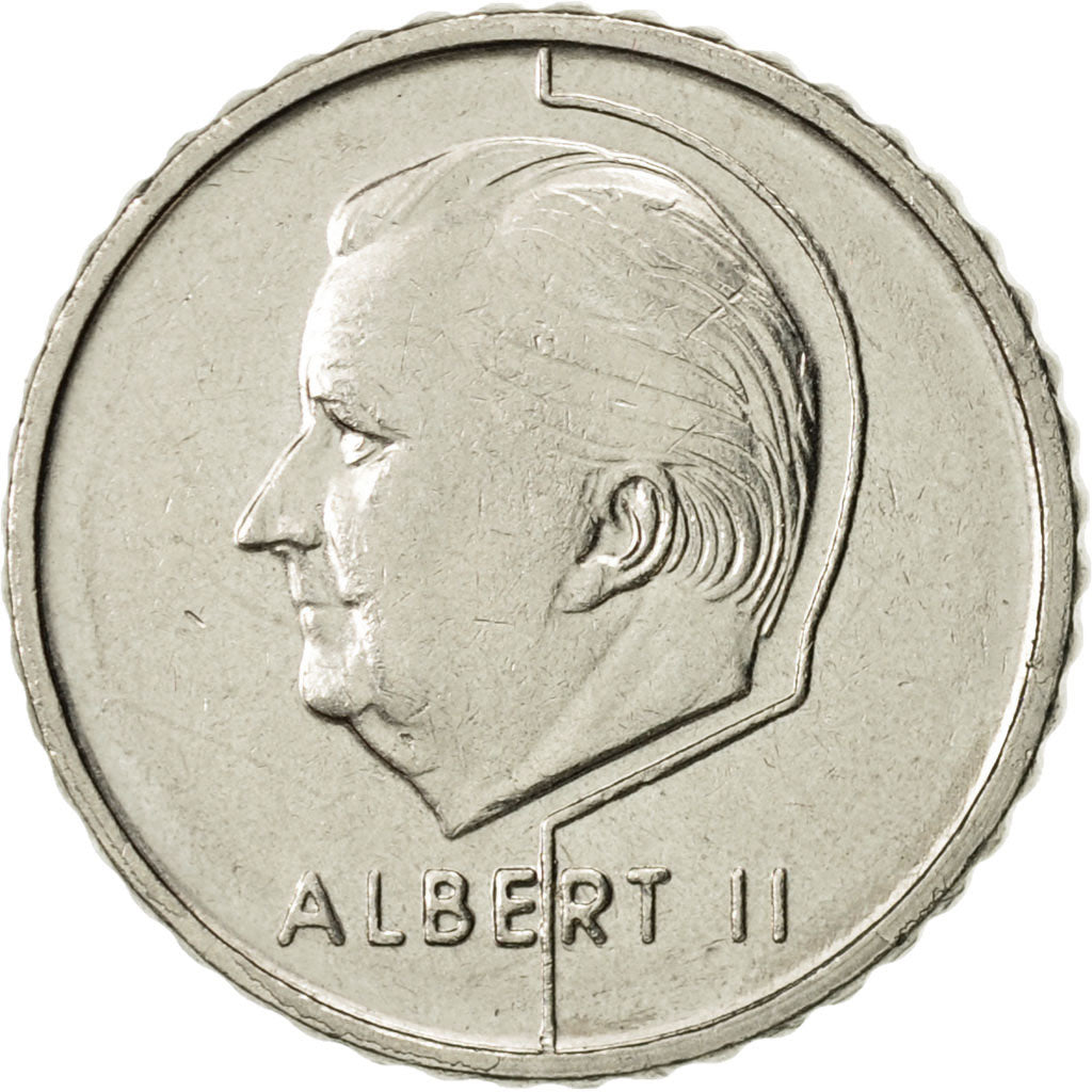 Belgium, Albert II, 50 Francs, 50 Frank, 1994, Brussels, AU(55-58), Nickel